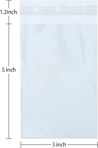 Miniatura 9 de 260 bolsas de celofán transparentes de 5 x 7 pulgadas bolsas de celofán autosellantes bolsas de celofán resellables bolsas de galletas ideales para