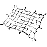 WEIMALL カーゴネット 車 ネット トランクネット ラゲッジネット 100×65cm 車中泊 荷崩れ防止 収納 車中泊 旅行 取付簡単 SUV/トラック/ミニバン 【CJG001BK】