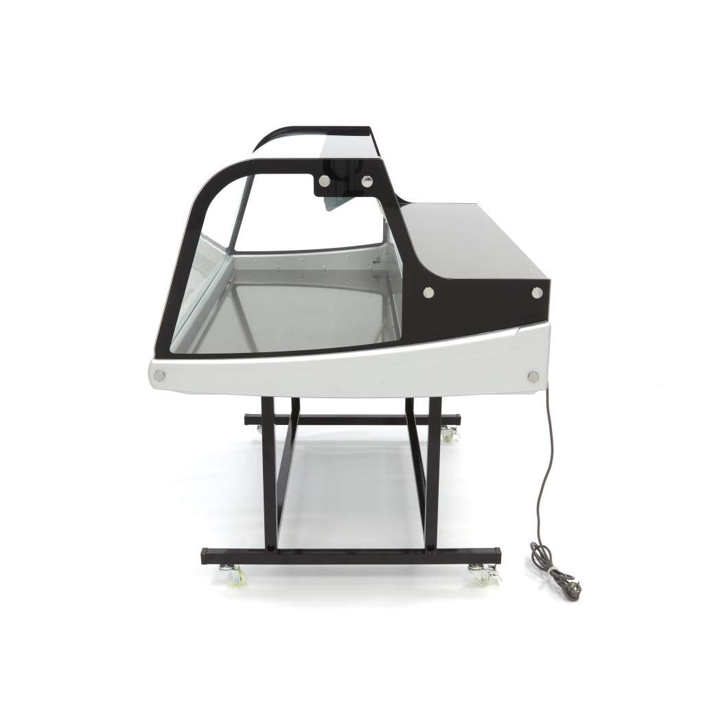 Maxima Vitrine réfrigérée - 255 L - 125 cm - avec support