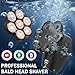 Head Shavers for Bald Men, 7D Electric10000 RPM High-Speed Mens Head Shaver, LED Display & 3 Speeds, IPX8 Waterproof for Wet/Dry Use, USB Fast Rechargeable