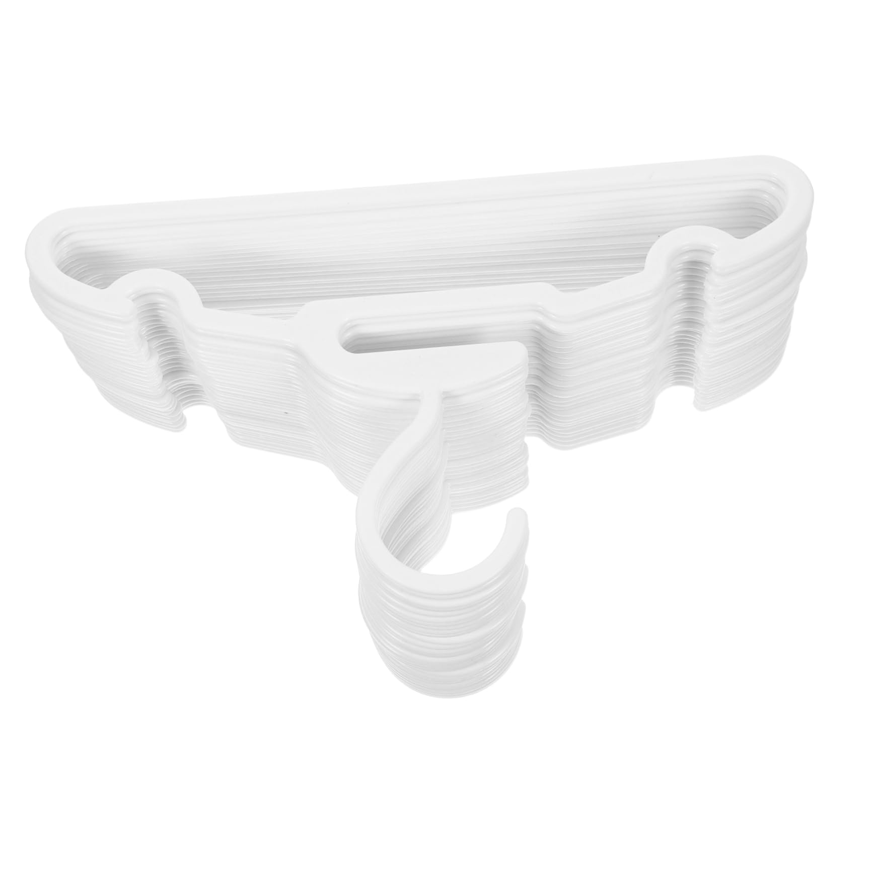 MUCKLILY 30pcs Baby Hangers: Plastic Baby Hangers - No Marks Clothing Organizer Racks for Toddler and Kids Garments Space Optimization