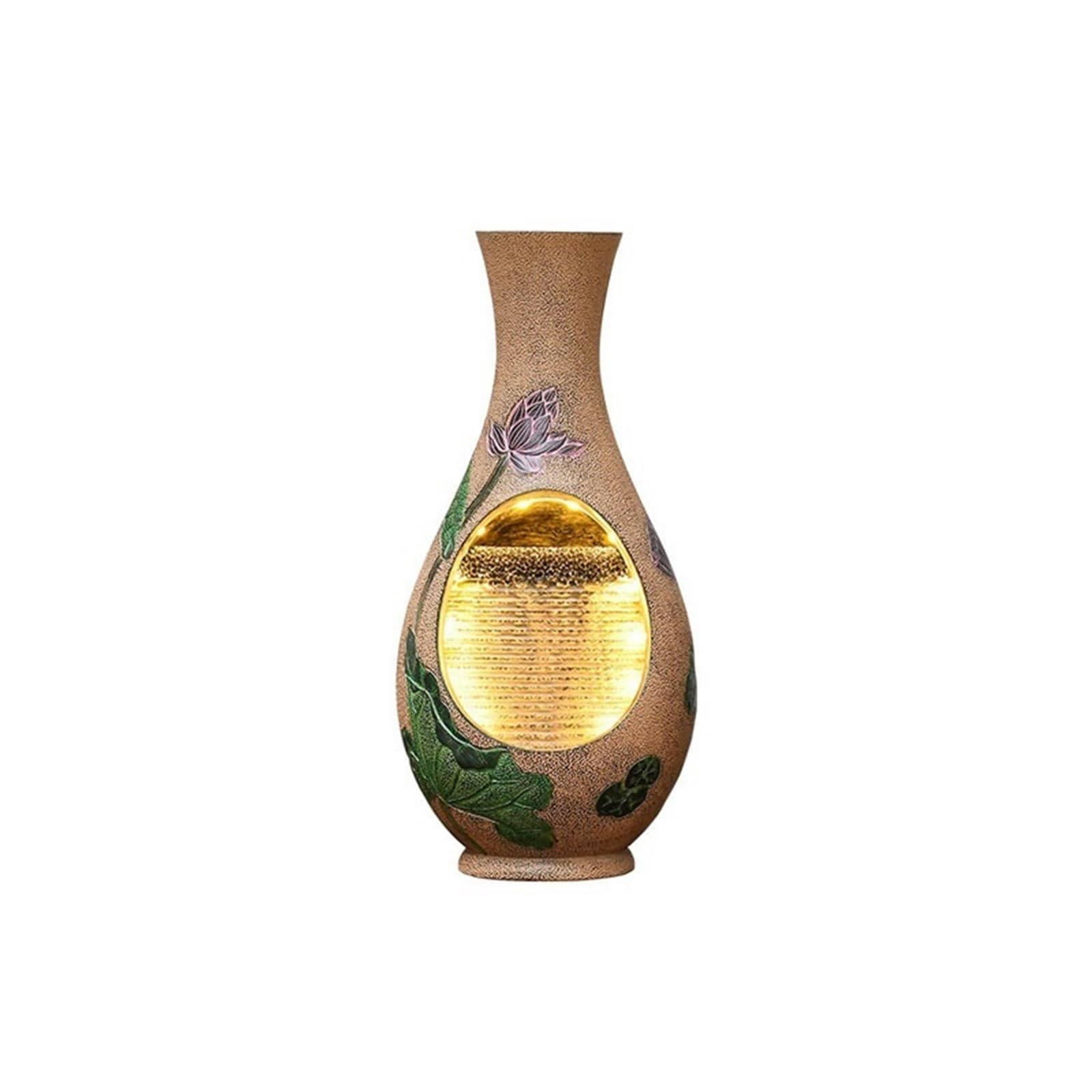Water Feature Chinese Style Vase Water Fountain Ornaments Living Room Tea Circulating Waterscape Decoration Indoor Fountains