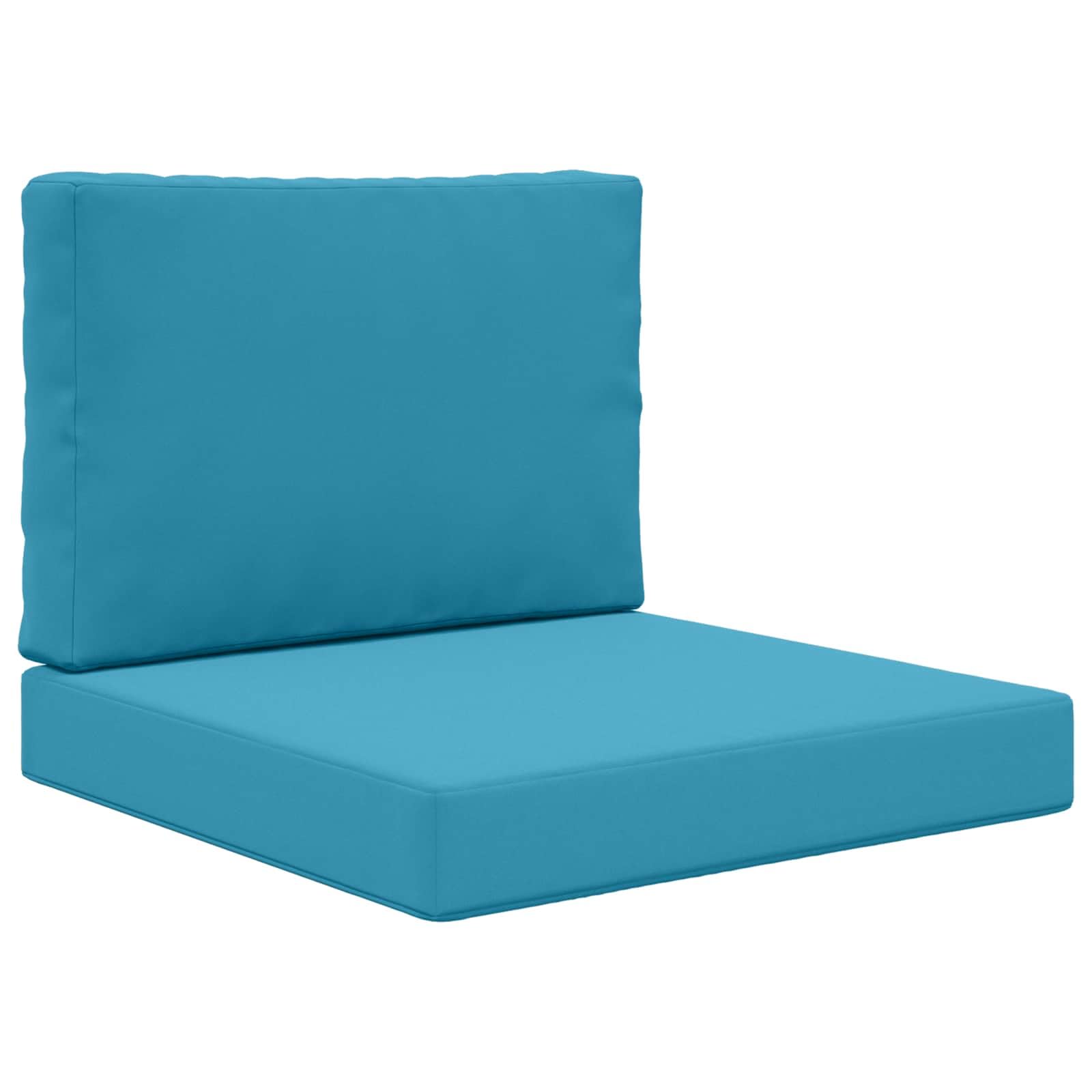 Coussin de jardin lavable et antidérapant bleu roi pour fauteuil de terrasse