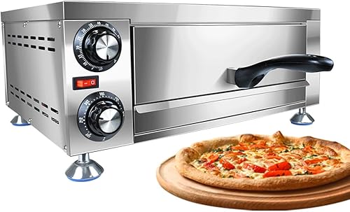 Miniatura 7 de Generic YOOKTEN - Horno eléctrico de pizza para interiores, horno de pizza de 12 pulgadas, máquina comercial para hacer pizza para el hogar con