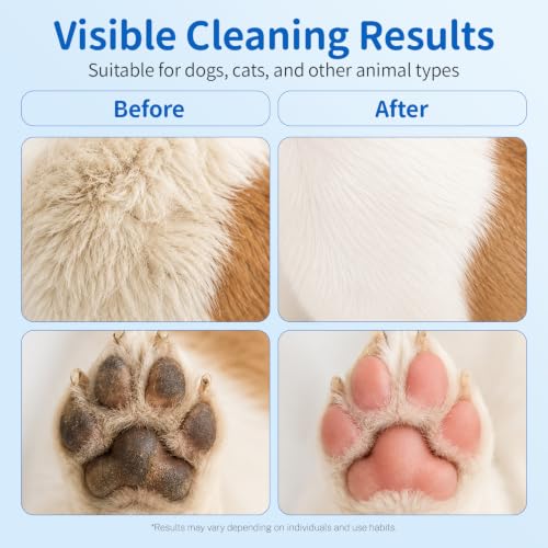 PET No‑Rinse Grooming Gloves, 12‑Count, Individually Wrapped, Hypoallergenic pH‑Balanced Pet Wash Mitts, Alcohol‑Free & Fragrance‑Free, Lick‑Safe for Sensitive Skin, for Cats & Dogs, Kittens & Puppies - Image 5