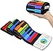 Roll Up Piano 49 Keys Portable Upgrade Rechargeable ElectronicPiano Keyboard for Kids/Beginners Rainbow