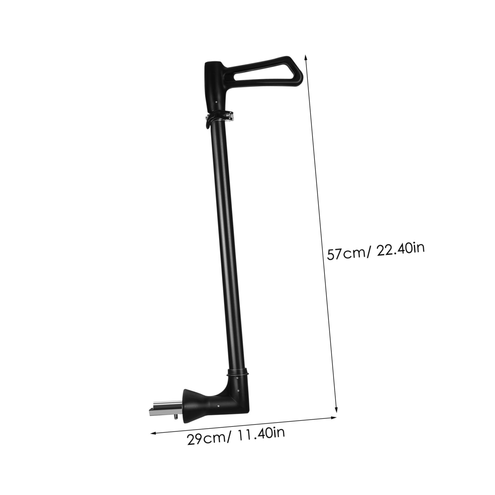 Manillar de Empuje para Cochecito Infantil Negro Mango Ergonómico Estable Accesorio para Empujar Coche de Fácil de Usar y Duradero