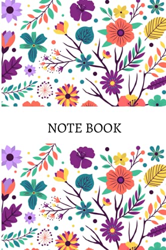 Funny Exotic Flowers Notebook Birthday and University Graduation gift: Lined Notebook / Journal Gift, 100 Pages, 6x9, Soft Cover, Matte Finish