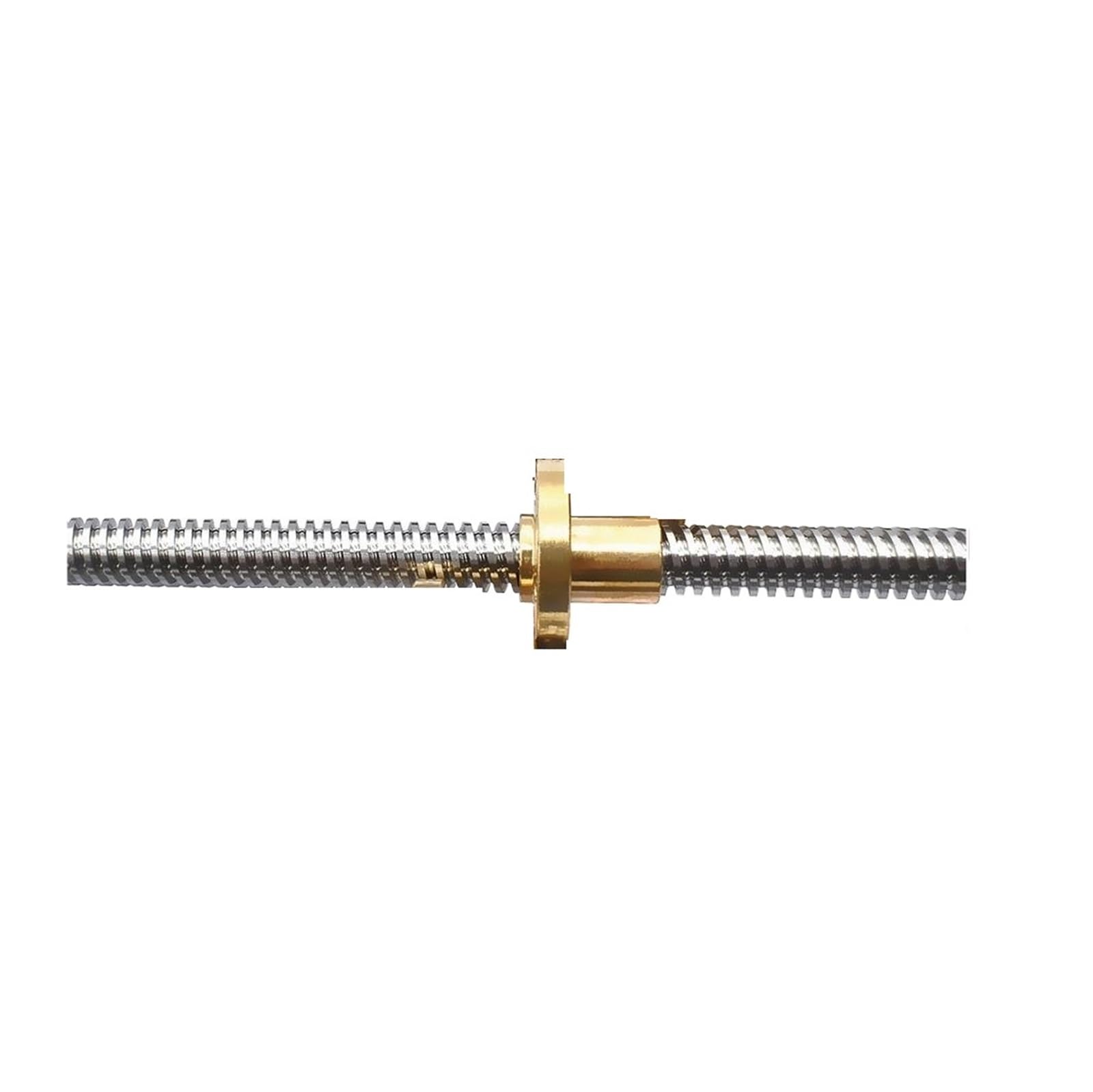 Metal Ball Screw nut 1 Set T8 Diameter 8mm Pitch 2mm Lead 8mm Trapezoidal Spindle Lead Screw Length 200mm-600mm with Brass Nut(300mm with nut)