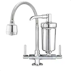 Torneira Com Filtro Em Abs De Bancada Flexível Cromado