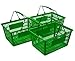 Green Shopping Baskets (Set of 3)