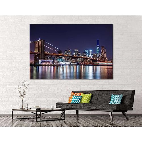 Lienzo del puente de Brooklyn decoracion Nueva York para salon moderno