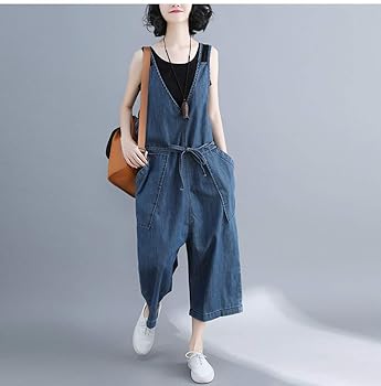 Amazon | [ZUOMA] レディース オーバーオール サロペットパンツ