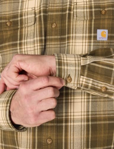 Image of Carhartt Men's Hubbard Loose Ls Plaid Shirt