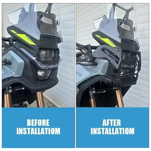 Grille protection phare pour CF 450 MT évite les fissures