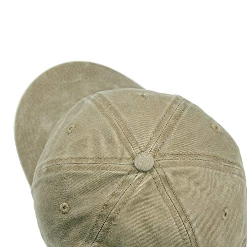 Image of HH HOFNEN Baseball Cap Washed Cotton Unstructured Vintage Hat for Men Women | Unisex Sports Ball Caps Sun Protection Adjustable Outdoor Curved-Brim Dad Hat Classic Plain Cap