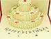 Happy Birthday Cake Pop Up Greeting Card