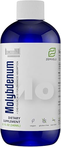 Molibdeno iónico líquido | Suministro para 96 días | Otracerales | Disposición corporal | Apoyo energético | Sueño reparador