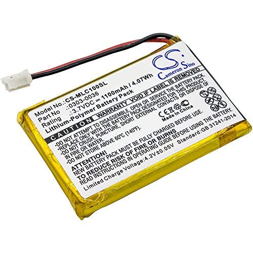 LIONX Battery for CTX 3030 WM-10 GPZ 7000 WM10 WM12 0303-0036 1100mAh / 4.07Wh