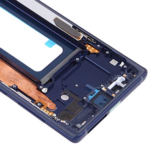 Châssis central Samsung Note 9 bleu avec boutons SM-N960F composant de remplacement