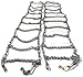 Skid Steer Uni-Loader Snow Tire Chains Twist Link Hardened 10-16.5 Peerless