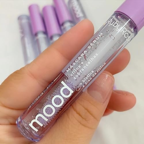 Kit de Maquiagem Ruby Rose: Paleta de Sombras para Sobrancelhas e Máscara Sérum para Cílios e Sobran