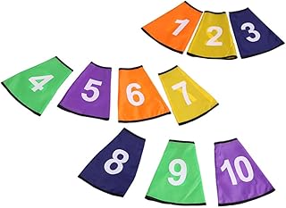 Tofficu 1 conjunto digital bandeira futebol esportes cone manga cone numerada capa de cone treinamento cone manga placa barril capas sinal número cone capas sinal cone mangas cone bandeira bandeira balde banner