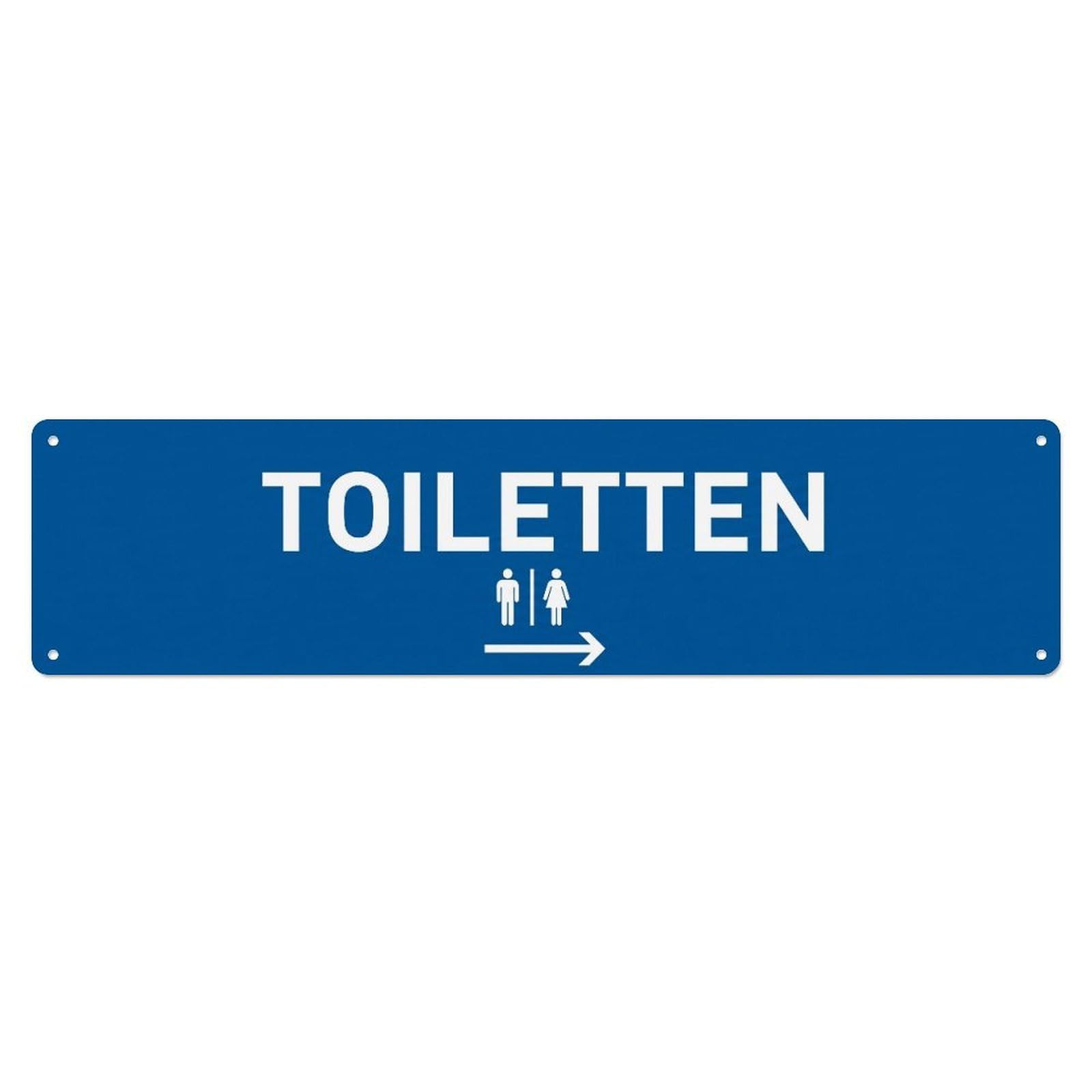 Toiletten Facilities Available Metal Tin Sign
