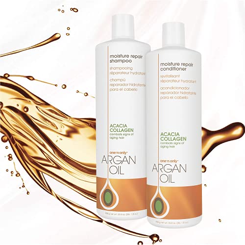 One 'N Only Argan Oil Moisture Repair Shampoo And Conditioner Set 33 Oz Each #TOP3