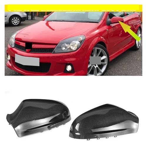 Coque de rétroviseur pour Opel Astra H 2004-2013 style carbone - 2