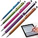 Produktbild 5 Touchpen Kugelschreiber / Farbe: je 1x pink, orange, lila, hellblau, apfelgrün