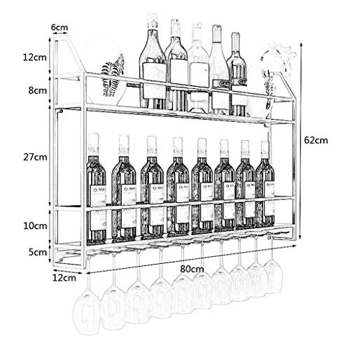 Support de rangement pour gobelet et vin mural pour libérer vos placards encombrés - 3