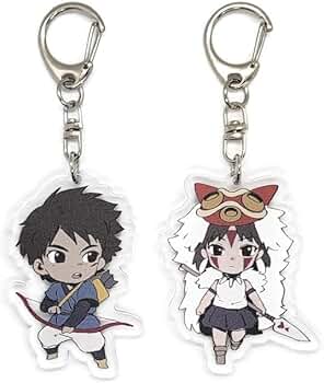 【当時物】【希少】もののけ姫 キーホルダー 新品未開封 タグ付き 超美品 ジブリ もののけ姫 キーホルダー お面と