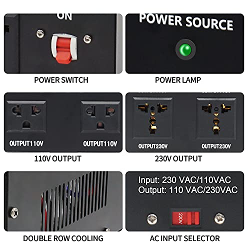 Yinleader Trasformatore di tensione da 3000 VA a