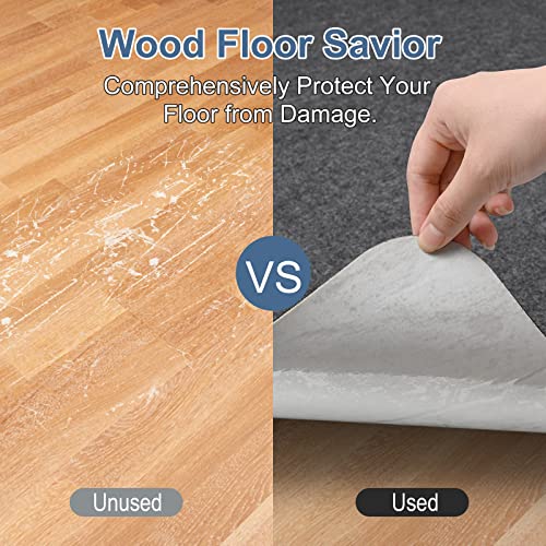 Placoot Office Chair Mat For Hardwood Floor, 55"X35" Computer Chair Mat, Desk Chair Mat, Large Anti-Slip Floor Protector For Home Office #TOP2