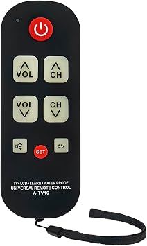 Universal Replacement Remote Control Compatible with VIZIO/TCL/Sharp/Toshiba/DYNEX/Samsung/LG/Emerson/Element/JVC/KONKA/Sony/Zenith/Philips/PROSCAN/SANSUI/SANYO/Sylvania/Polaroid/PANASONIC TV