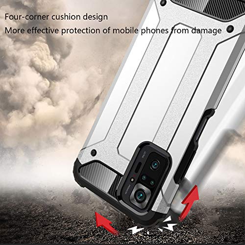 Wuzixi Cover per Xiaomi Redmi Note 10 PRO. Rugged