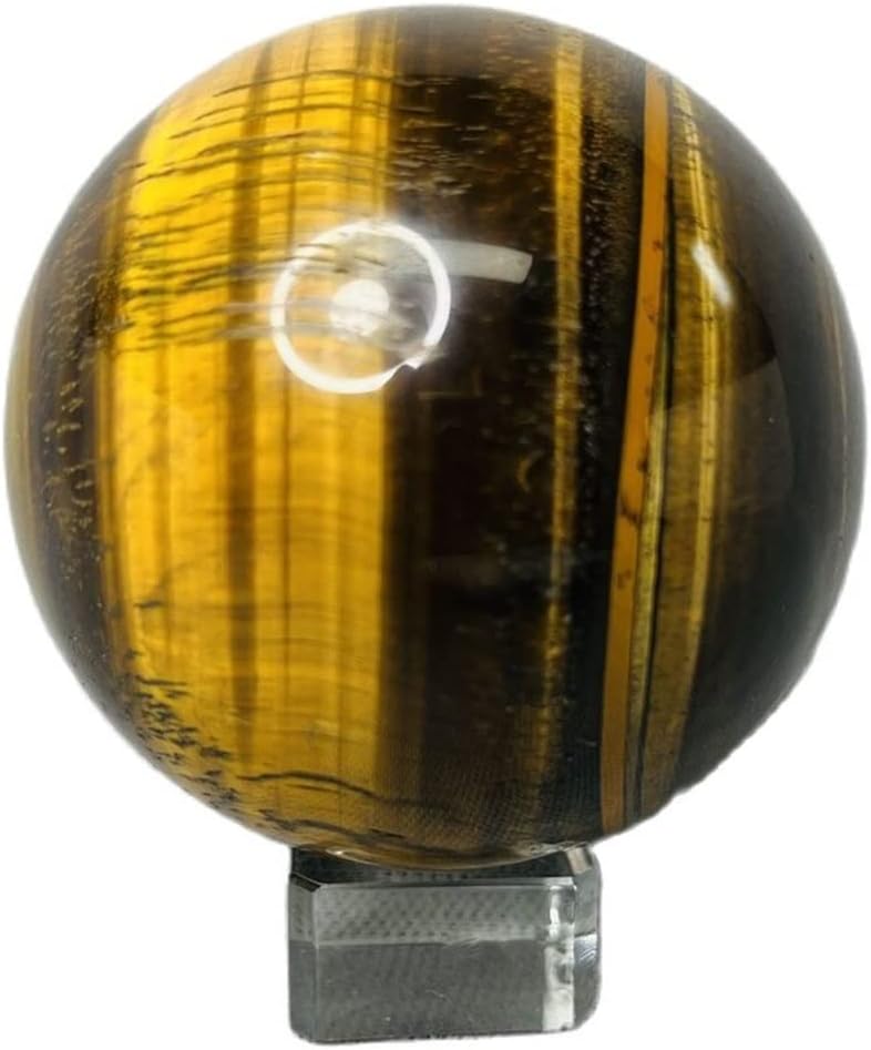 Crystal Stone Home Decor Natural Golden Ball Crystal and Stone Home Garden