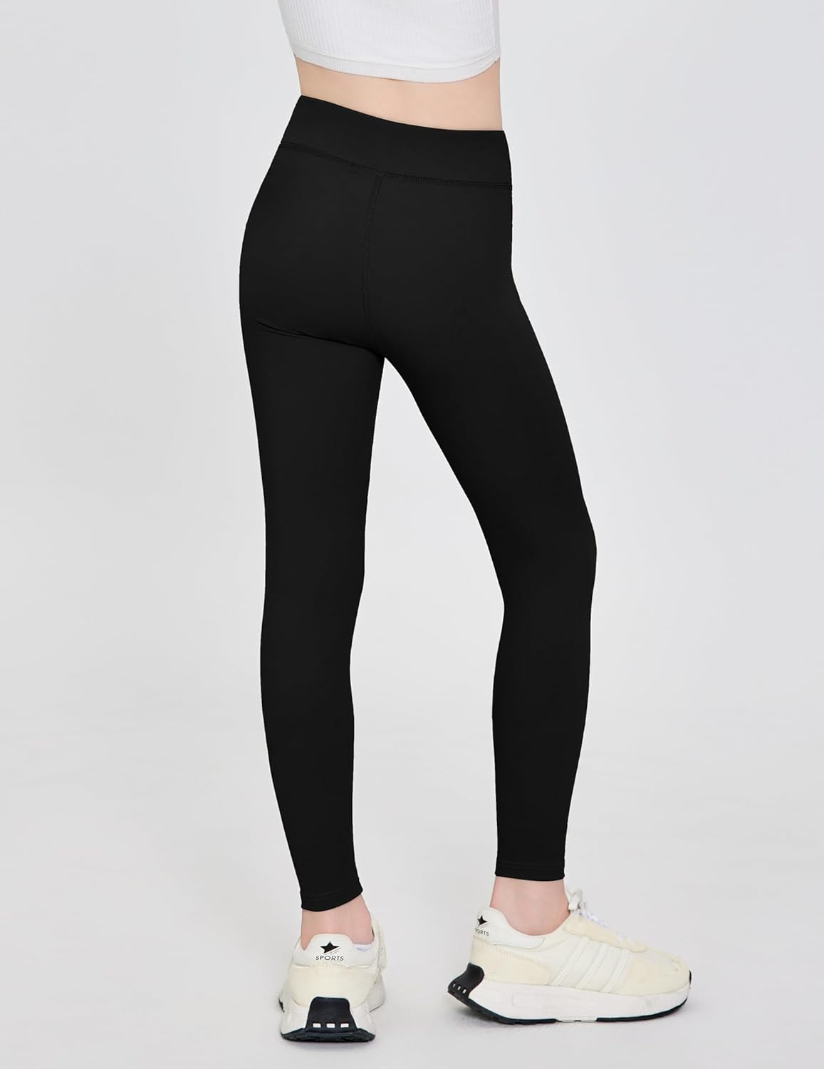 Zaclotre Girls Athletic Leggings Kids High Waisted Activewear Dance Workout Running Yoga Pants - Image 5