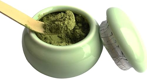 Artcome Matcha - Soporte de cerámica para ceremonia tradicional de té japonesa, color verde