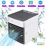 mobile klimaanlage abluftschlauch fenster  AOOPOO Mobile Klimageräte Personal Air Cooler ohne Abluftschlauch 3-in-1 Mini Klimaanlage Luftkühler Conditioner mit Wasserkühlung für Schlafzimmer,Büro,Auto