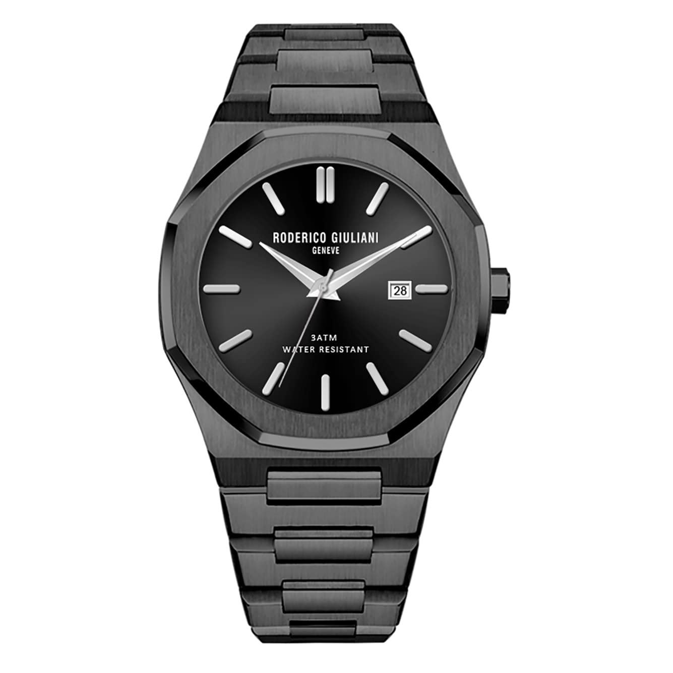 RODERICO GIULIANI Analog Black DIAL Black Steel Bracelet Mens Watch MSTA-7102 (B09VPVW3Y4) Amazon Price History, Amazon Price Tracker