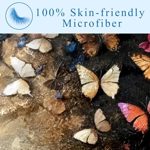 Couverture douce imprimé papillon pour des instants de tendresse absolue