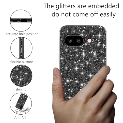 Coque Pixel 9a antichoc paillettes : finies les rayures avec le silicone noir - 3