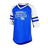 NCAA Girl's 3/4 Raglan Sleeve V-Neck Tunic Tee with Taping