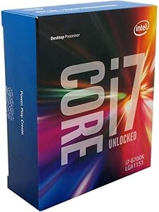 Intel Core i7 6700K Processor (4GHz, 4 Cores, 8 Threads, 8 MB Cache, LGA1151 Socket Box) (Renewed)