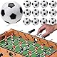 MINGZE 12 stücke Tischfußball Kickerbälle Ball, 36mm Tischfußball Fußball Ersatzbälle, Schwarz und Weiß Tischfußbälle Spiel Standardgröße