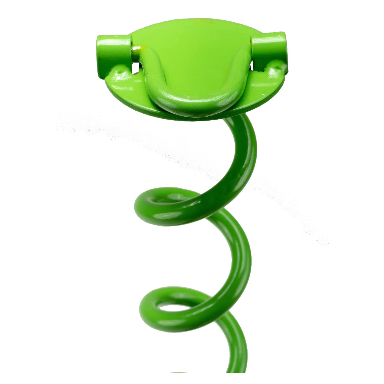 AshmanOnline 16 Pouces en Spirale ancrage au Sol Vert Couleur - idéal pour Animaux, tentes sécurisation, marquises, cabanons, Ports, Voitures balançoires