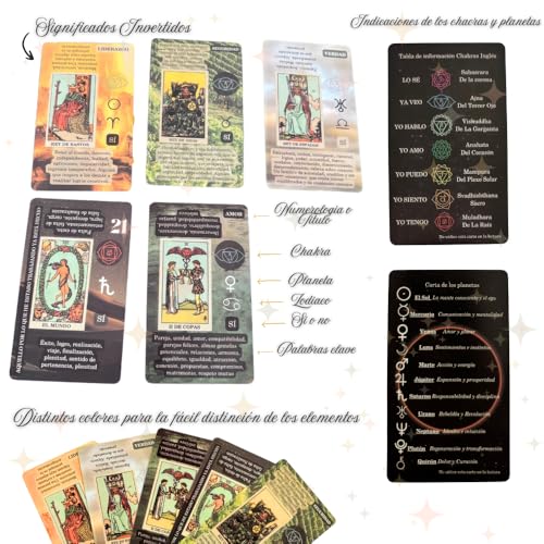 Cartas Tarot con Tapete de Terciopelo para Lecturas Cartas Tarot con Tapete de Terciopelo para Lecturas