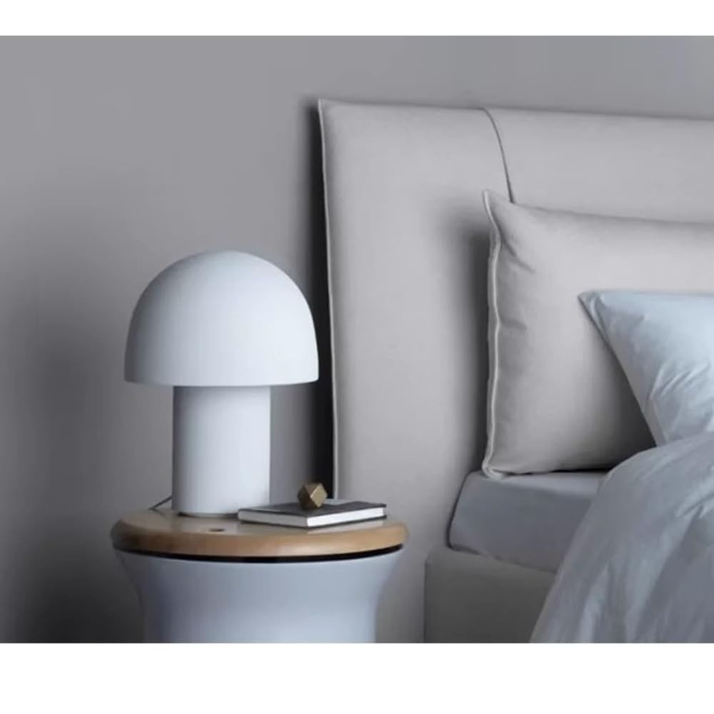 Lampada da tavolo a fungo, arredamento moderno con accento minimalista